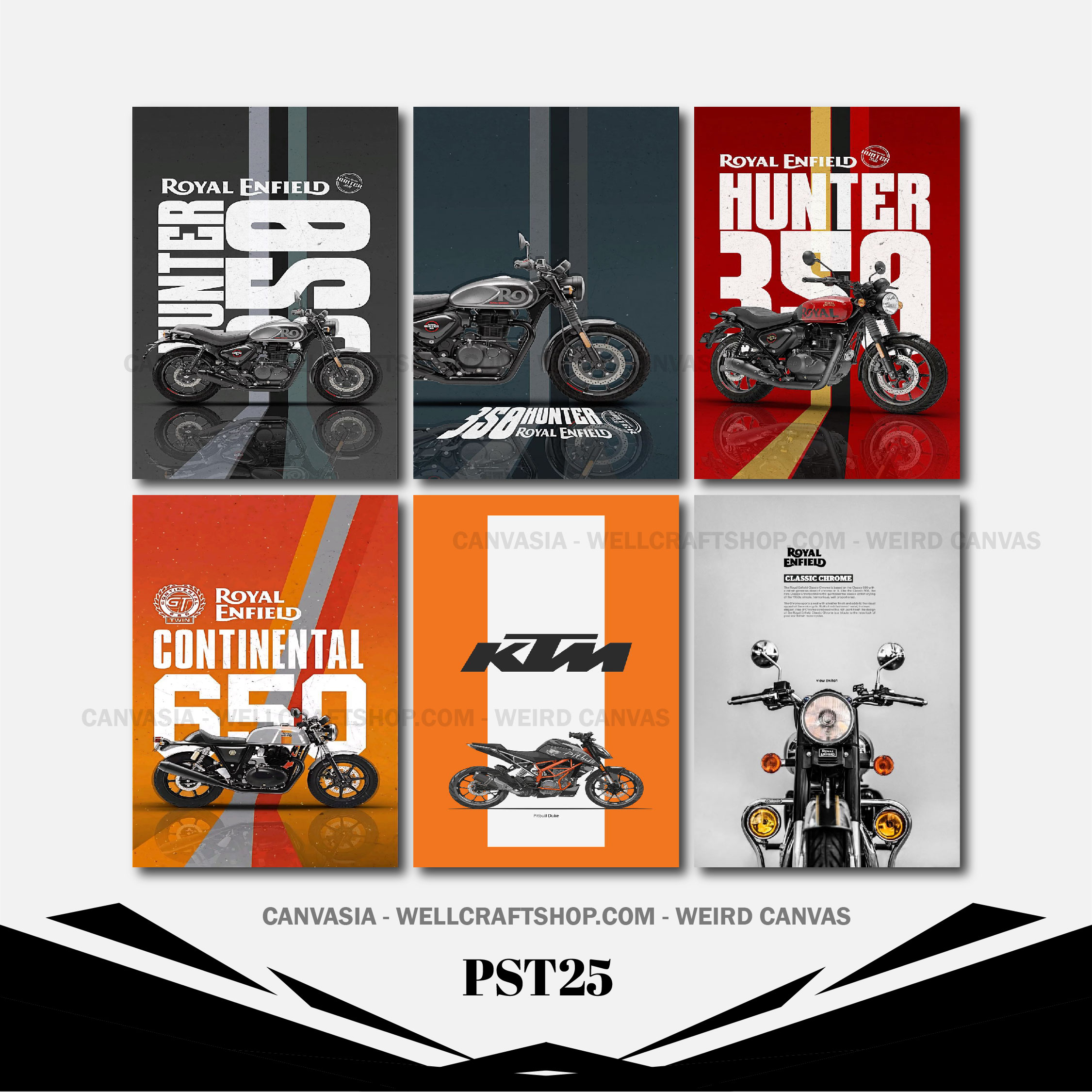 Car Poster 6 Pcs PST25
