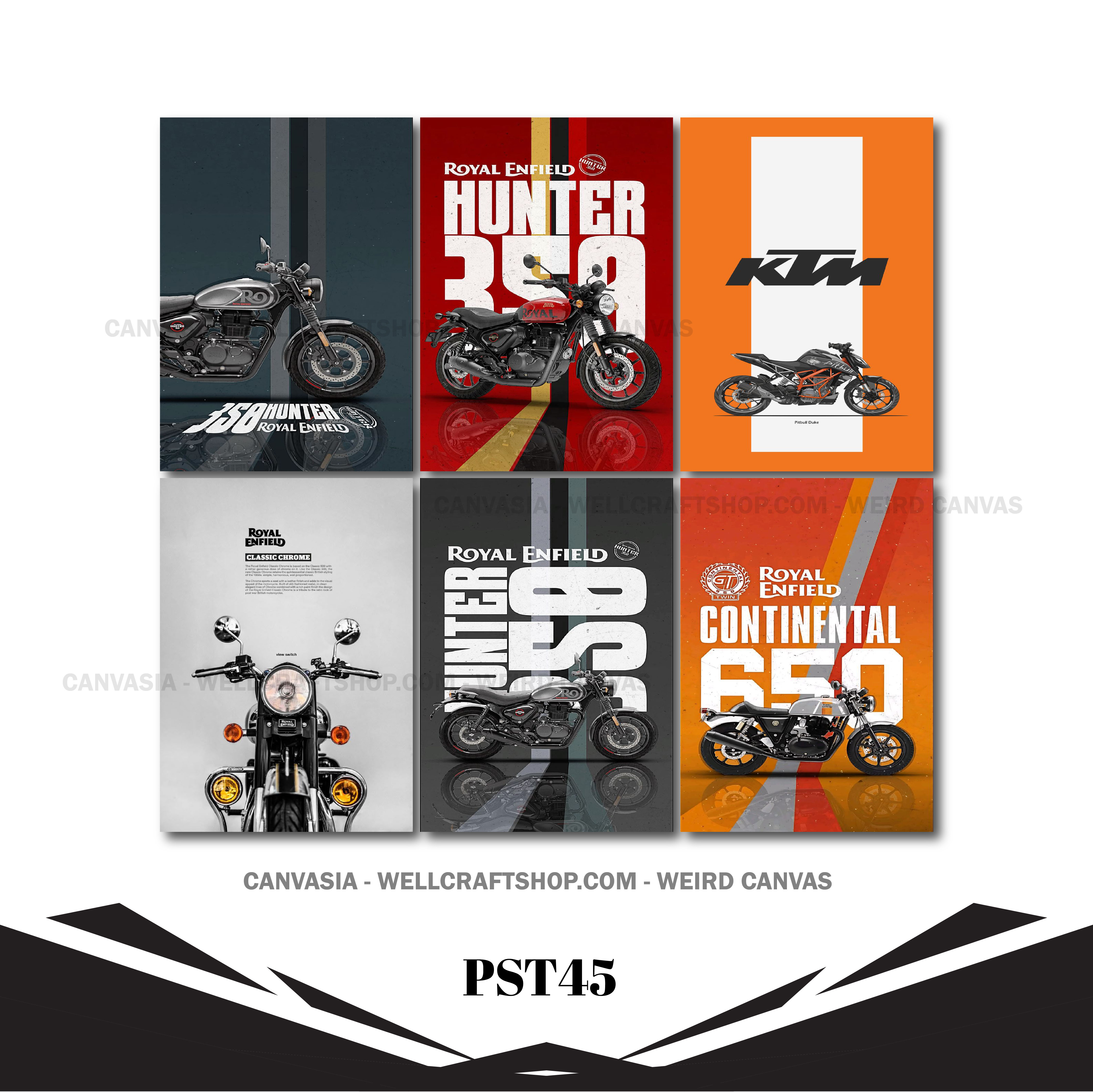 Car Poster 6 Pcs PST45